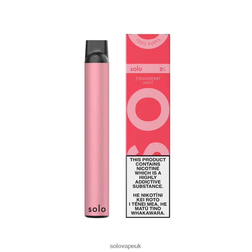 Solo Disposable Vape Strawberry Mint 84T2844 | Solo Vape Price